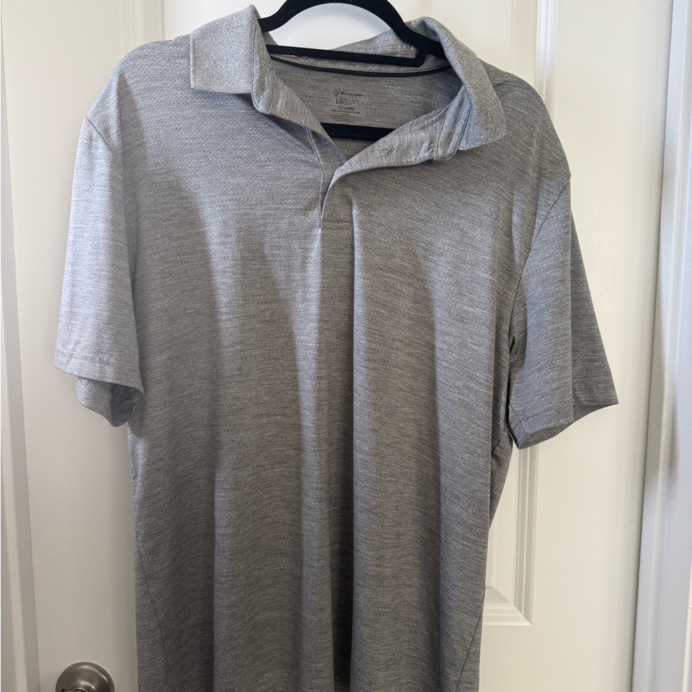 Men's Heather Gray Polo Shirt